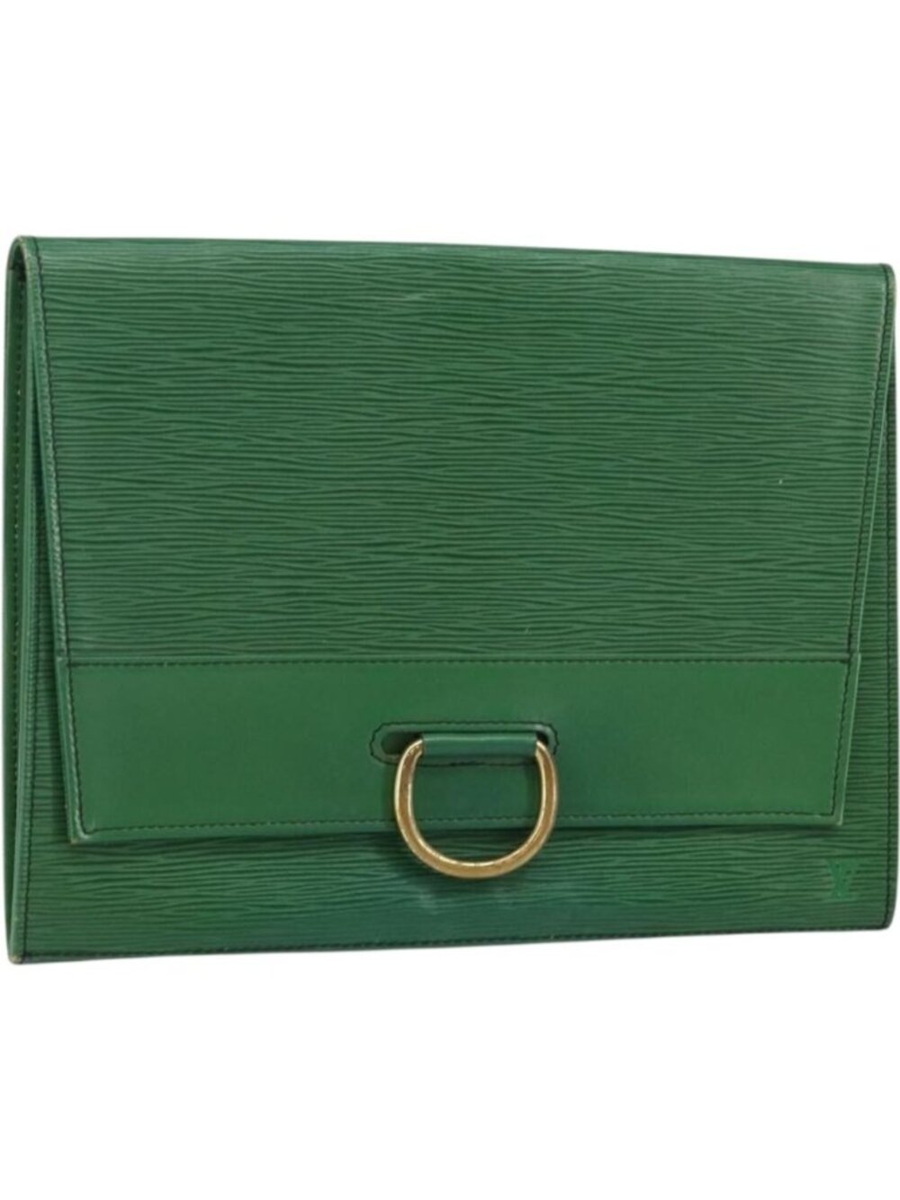 LOUIS VUITTON Epi Jena Clutch Bag Green M52724